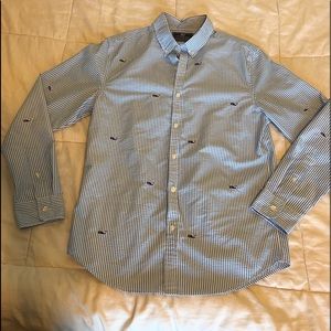 Slim Fit Vineyard Vines Whale Shirt (medium)